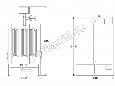 Preview: POTIS EH Dönergrill Gyrosgrill Döner Ocagi